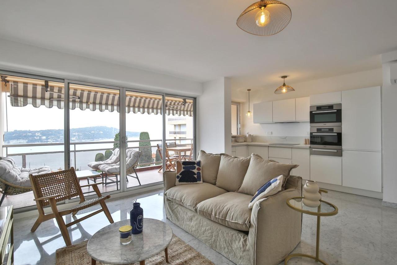 Sublime Appartement Vue Mer. Parking/Piscine/Clim Вільфранш-сюр-Мер Екстер'єр фото