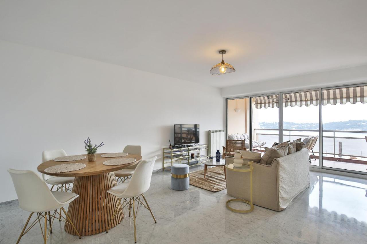 Sublime Appartement Vue Mer. Parking/Piscine/Clim Вільфранш-сюр-Мер Екстер'єр фото