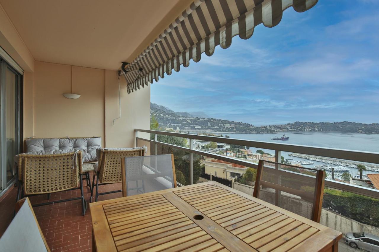 Sublime Appartement Vue Mer. Parking/Piscine/Clim Вільфранш-сюр-Мер Екстер'єр фото