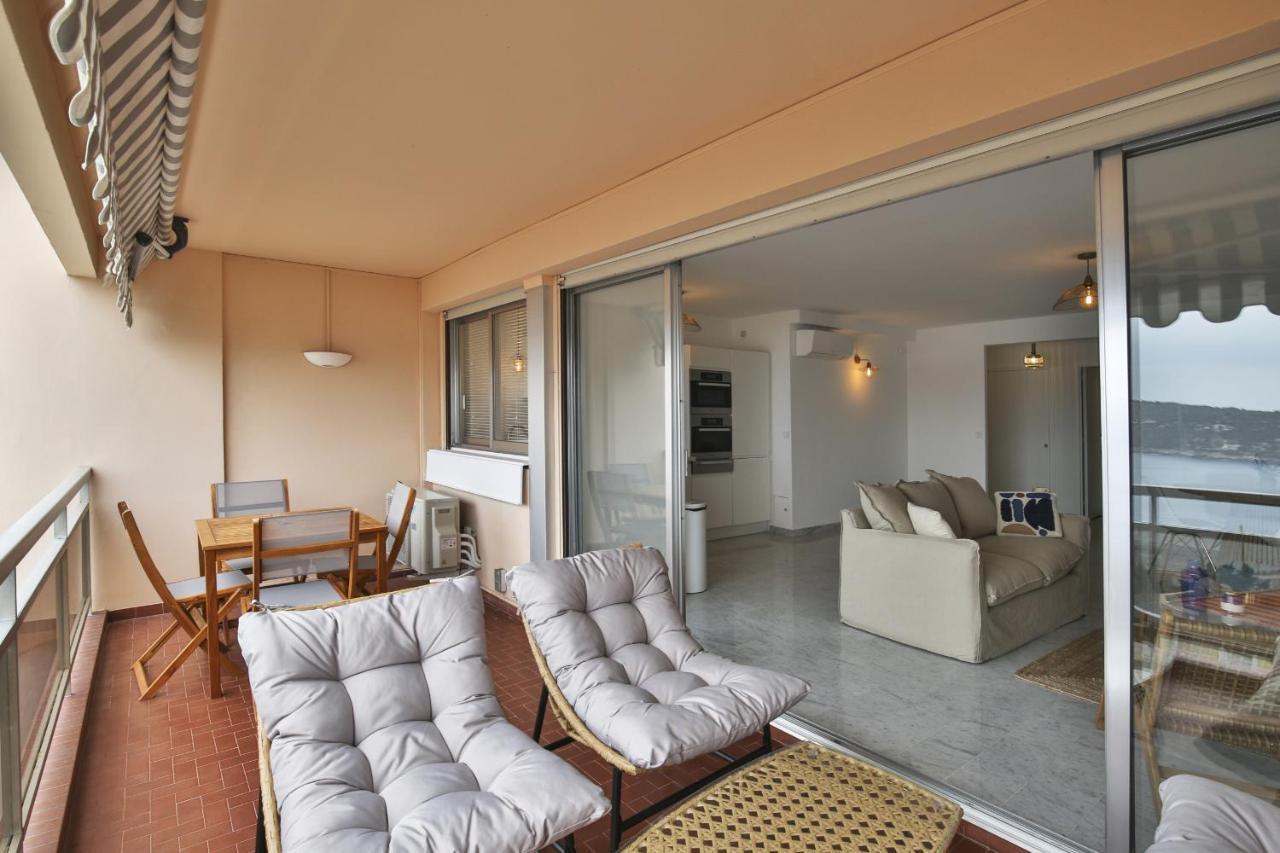 Sublime Appartement Vue Mer. Parking/Piscine/Clim Вільфранш-сюр-Мер Екстер'єр фото